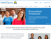 Tablet Screenshot of healthsourceimc.com